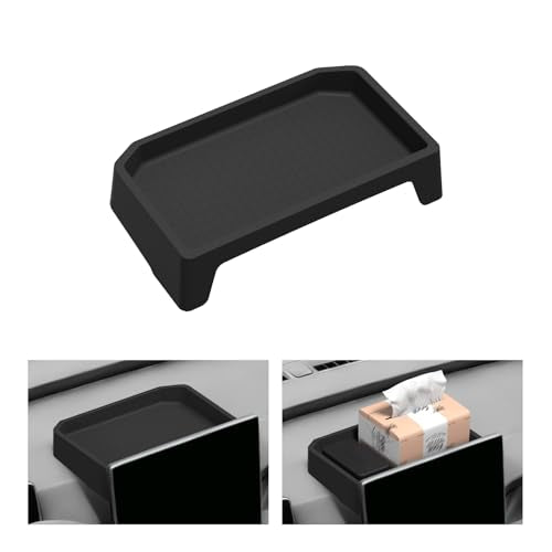 Dashboard Storage Box for Toyota RAV4 2026 Center Console Organizer Box Behind Screen Organizer Tray Silicone Interior Accessories (26RAV4 D-BOX US)