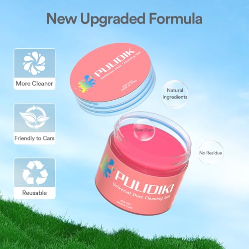 Car Cleaning Gel Clean Putty Car Interior Cleaner Detailing Tools (Pink)