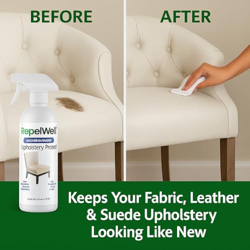 Non Toxic Fabric Protector Spray for Upholstery & Furniture (Upholstery Protect 24oz)