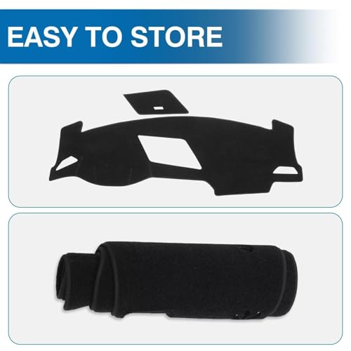 Black Dash Cover for Volkswagen VW Tiguan 2017 (Tiguan 17-24(black))