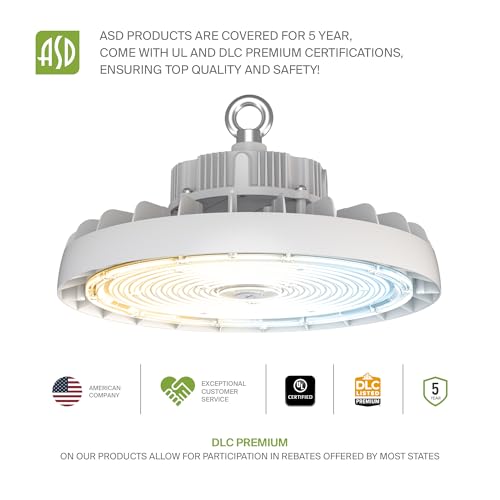 300W LED High Bay UFO Lighting (White)