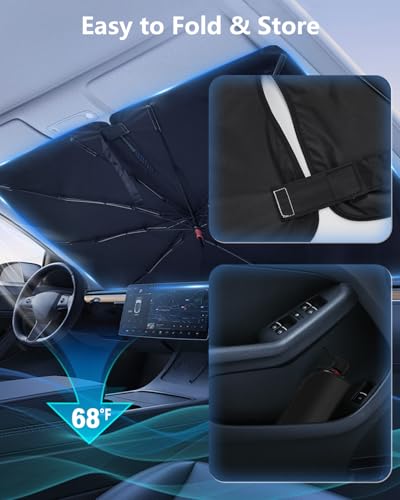 Car Windshield Sun Shade (Large)