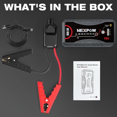 Car Jump Starter 2026 Upgraded Car Battery Jump Starter Pack (3000A)