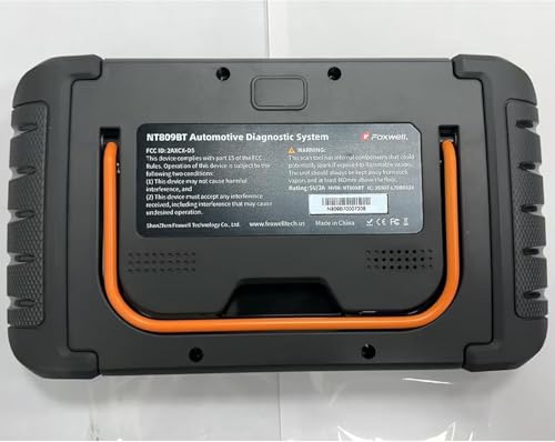 2026 FOXWELL Scanner NT809BT OBD2 Scanner Diagnostic Tool with 30+Resets (NT809BT Bidirectional Scanner Orange)