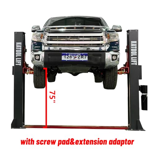 2 Post Lift 4.0HP 12000lbs Single Point Lock Release Car Lift Automotive Lift Truck Hoist 2 Post Car Lift for Repair Store (12000)