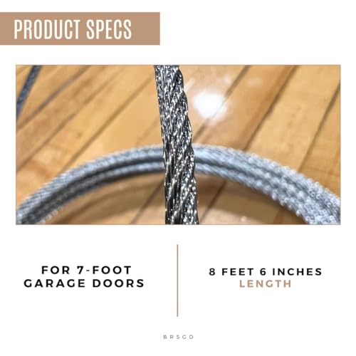 Garage Door Cables for 7 Ft Door