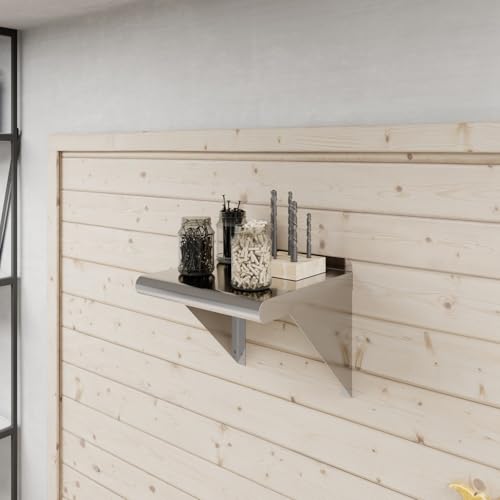 12 in. x 12 in. Stainless Steel Wall Mount Shelf (12 in. x 12 in.)