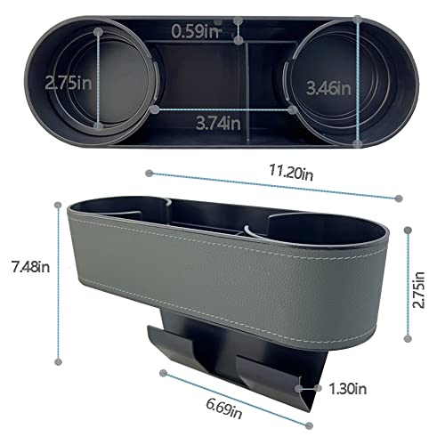 Cup Holder for Car Seat Gap Organizer (grey2)