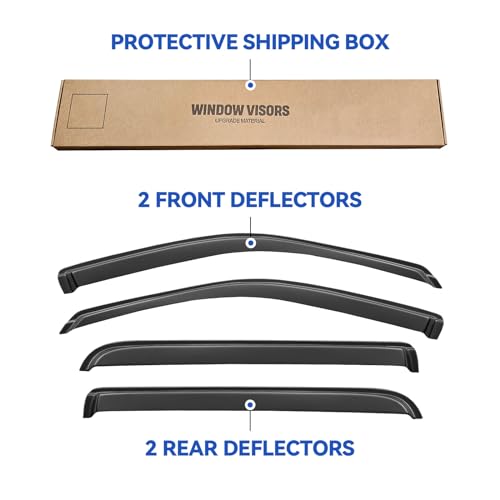 Window Visors Rain Guards for 2002 (2002-2010 Ford Explorer)