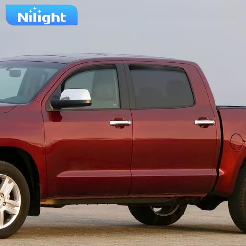in Channel Rain Guards for Toyota Tundra CrewMax 2007 (Toyota Tundra 2007-2021 Crew Max)