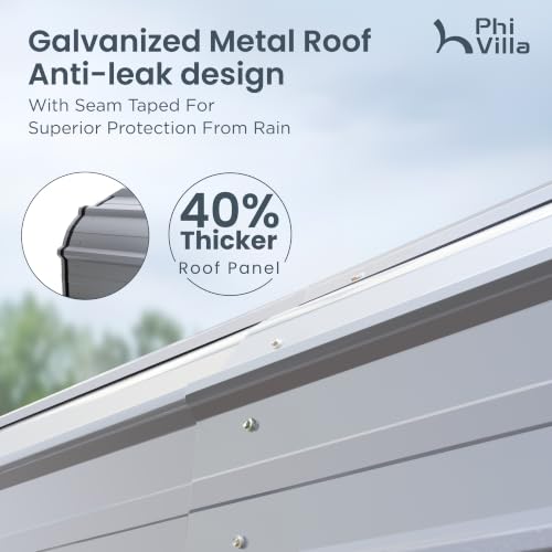 12x20 Carport (Grey with sidewalls / 12x20ft)