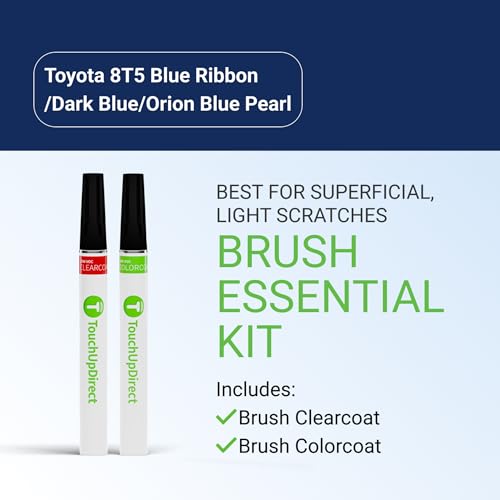 Car Paint Touch Up Brush Kit (Brush - Essential Kit / Blue Ribbon/Dark Blue/Orion Blue Pearl)