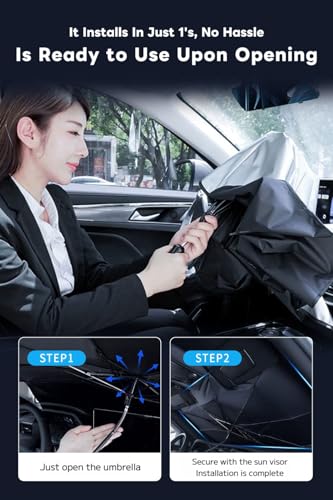 Windshield Sun Shade Umbrella for Hyundai Elantra 2021 (Hyundai Elantra (2021-2025))