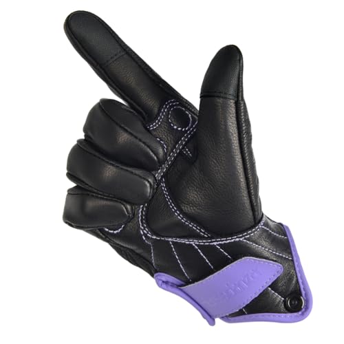 Harssidanza Woman Touch Motorcycle Racing Gloves GL016US Light Purple L (Large / Light Purple)
