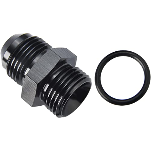 8AN Male Flare to 8AN ORB O (8AN to 8AN ORB / Black - 1PC)
