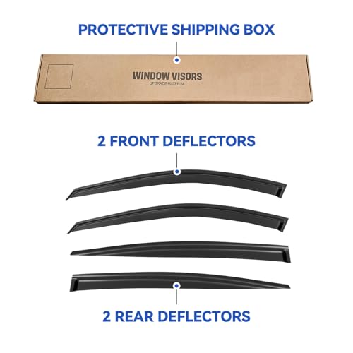 Window Visors Rain Guards for 2019 (2019-2026 Nissan Altima)