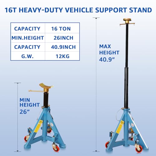 HKTE Heavy Duty Jack Stand (JACK STANDS 35000LB)