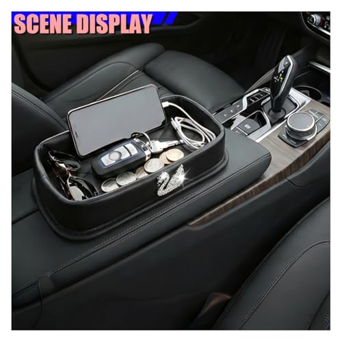 Bling Swan Car Dashboard Storage Tray (Swan)