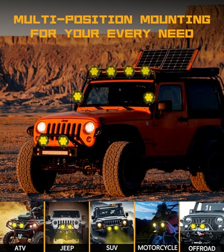 4 Inch 96W Amber White LED Light Pods (K7-U)