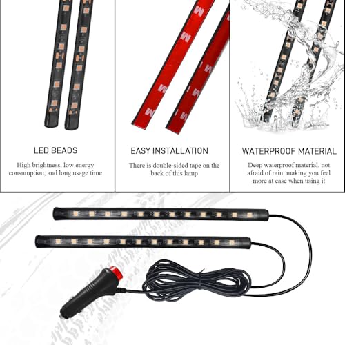 Car LED Strip Light (Pink Purple / Cigarette Lighter)