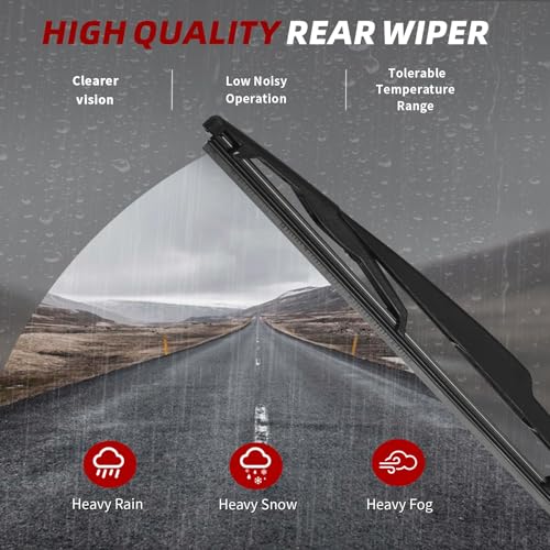Windshield Wiper Blades Replacement for Ford Edge 2007 (26"+20"+14"(U/J Hook))