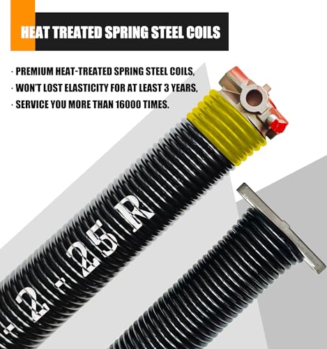 Garage Door Torsion Spring Set (.207x2x25")