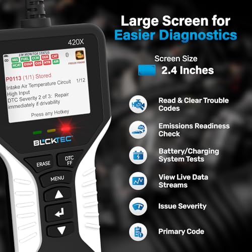 420X OBD2 Scanner Diagnostic Tool (2.4 inches)