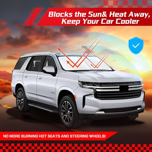 Windshield Sun Shade for Che (for Chevy Tahoe 2021-2027)