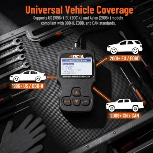 AD310 BT OBD2 Scanner with Bluetooth App