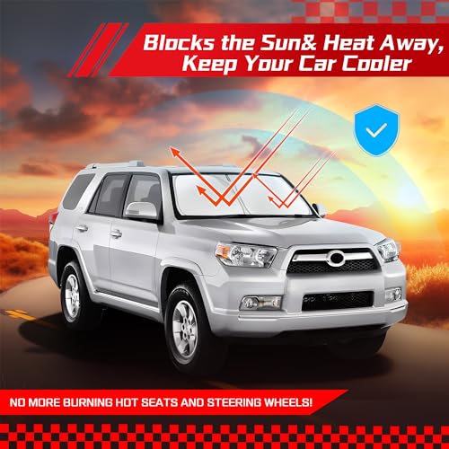 Windshield Sun Shade for Toyota 4Runner 4 (for 2010-2024 Toyota 4Runner)