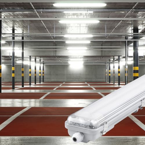 4FT Vapor Tight LED Light Fixture 4200LM 48W (8 Pack)