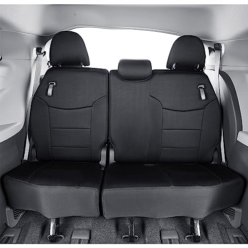 Sienna Seat Covers for 2021 ((Black) / 2021-2026,2nd Row Captian Chair(Without Legrest))