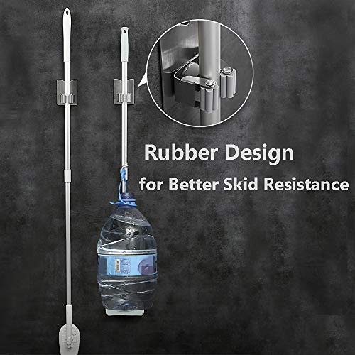 Stainless Steel Mop Broom Holder Organizer (Model 2 (2 Pakck))