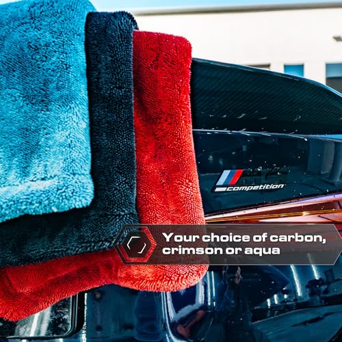 Microfiber Car Drying Towel 24"x36" (Aqua / 24"x36" Double sided)