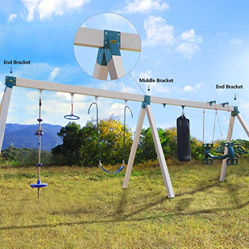 Swing Set Bracket with All Mounting Hardware Middle Bracket (Middle Bracket(Green))