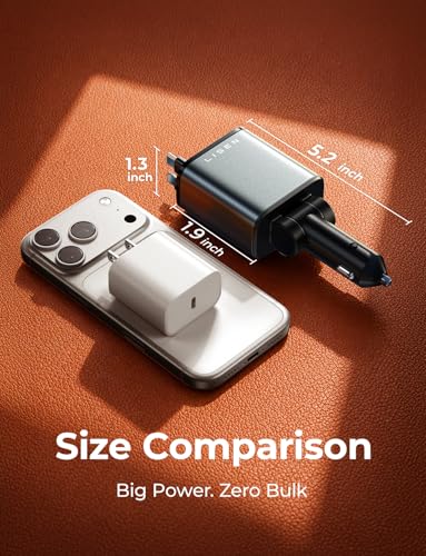 Retractable Car Charger (Grey / 31.5 Inch)