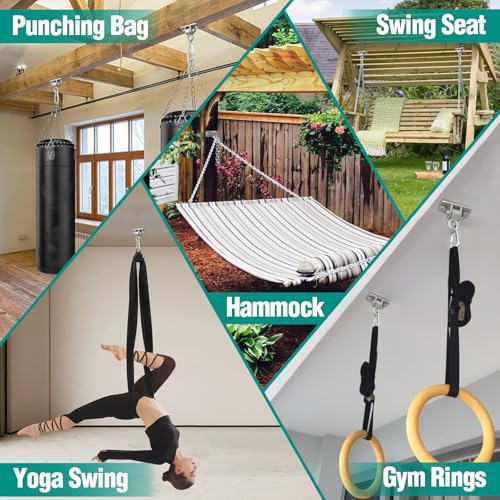 Heavy Duty Swing Hangers with Bearing (Sliver / 8 Packs)