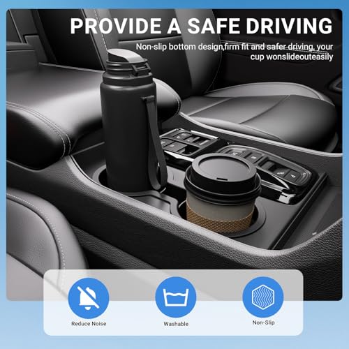 Cup Holder Compatible with 2023 (Black)