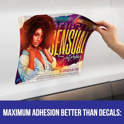 2pc 9x12 Custom Full Color Magnetic Car Signs (9"x12")