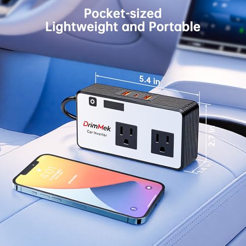 272W Car Power Inverter (White)
