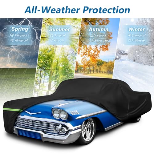 Car Covers for Chevy Impala 2Door (Black / for Chevy Impala 1958-1970)