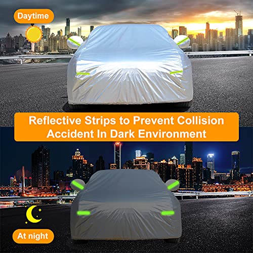 All Weather Waterproof Car Cover (Fit Sedan Up to 165" inch)