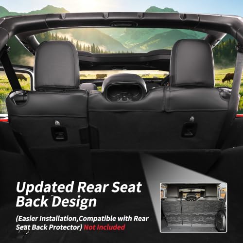 CRV Car Seat Covers Custom Fit for Honda 2012 (Leatherette(Wine Red) / 2012-2014 CRV EX,EX-L,LX)