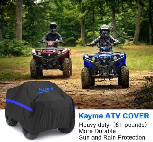 ATV Cover Waterproof Outdoor Heavy Duty (XXXL- ( 100 x 43 x 48 Inch) / Blue)