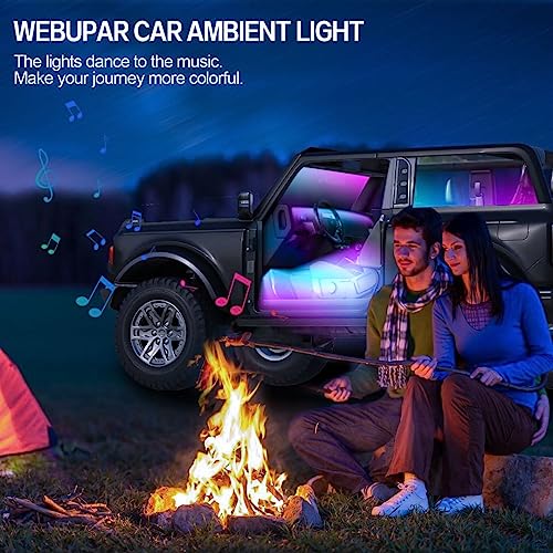 Dreamcolor Acrylic Interior Car Lights (dreamcolor 6 lights)