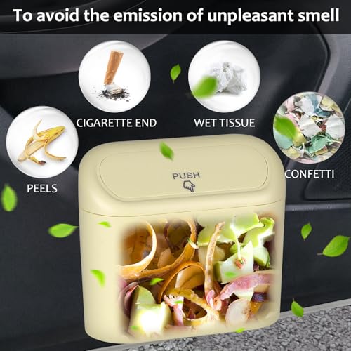Car Trash Can (Beige)