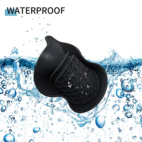 2 Pack Car Cup Coaster Silicone Spill (Black Solid / 2 Pack)