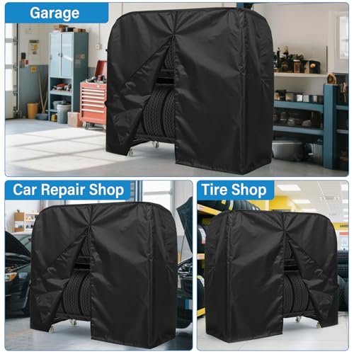Tire Storage Rack 44" x 44" x 18" with Anti (44" x 44" x 18" / Modern)