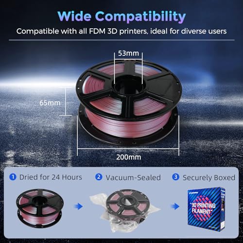 PLA Filament 1.75mm + (Rose Quartz)