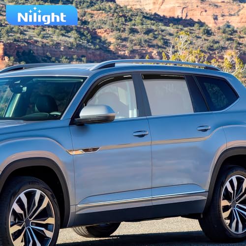 in Channel Vent Window Visors for VW Atlas Standard 2018 (Volkswagen Atlas 2018-2025)
